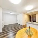 プラウド船橋本町通り LDK：可動式間仕切りを開けることで、18.2帖のLDKとしてもご利用できます