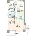 シャリエ立石 間取図