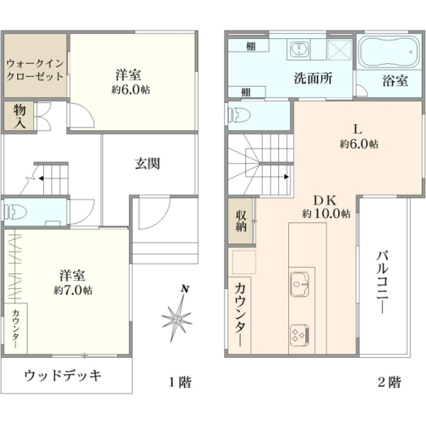 逗子市沼間３丁目 間取図