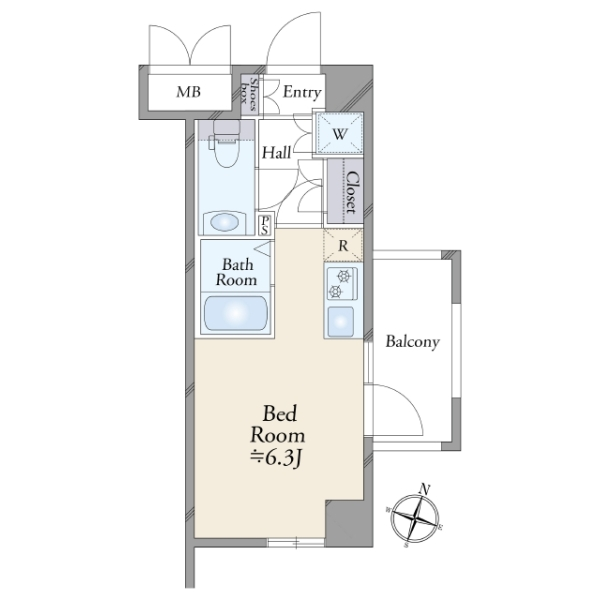 エクセリア二子多摩川 間取図