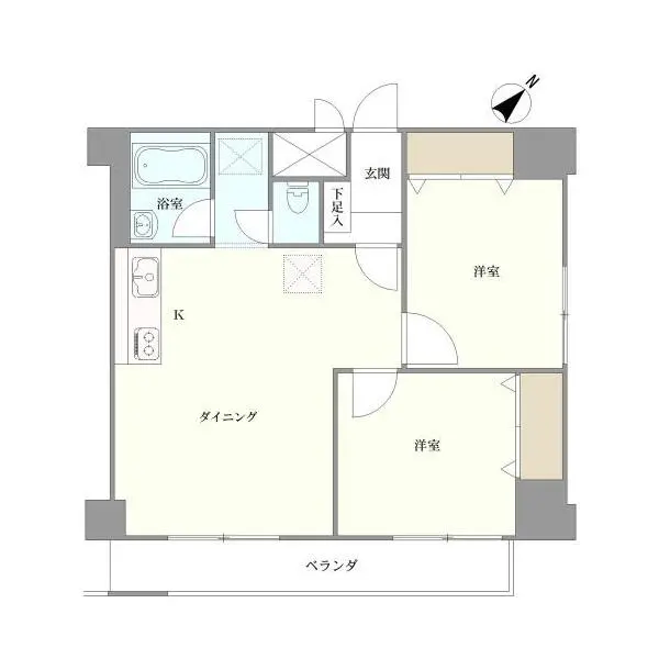 シャンボール五反田 間取図