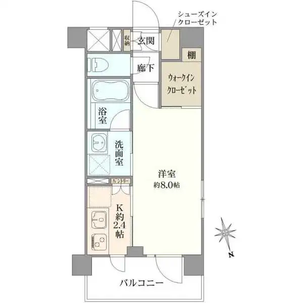デュオステージ横濱赤門通り 間取図