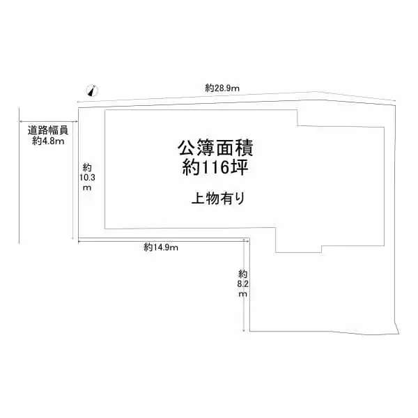 京都市左京区下鴨下川原町 区画図