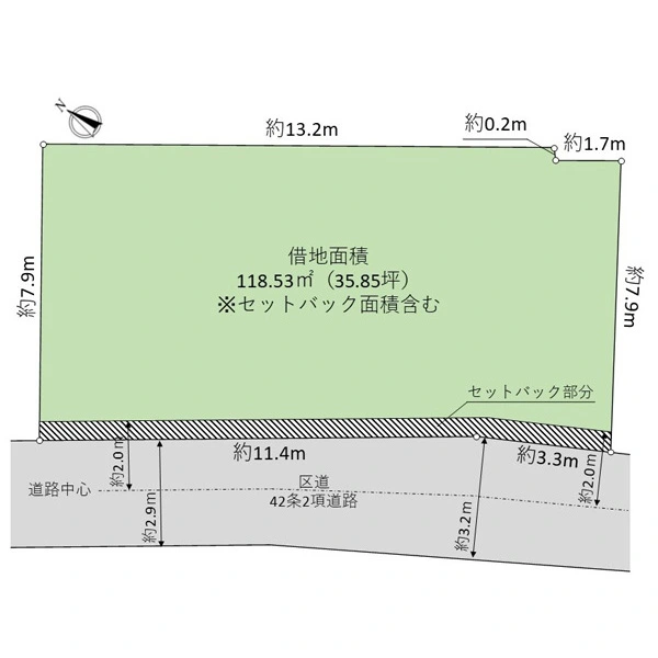 目黒区上目黒３丁目 間取図