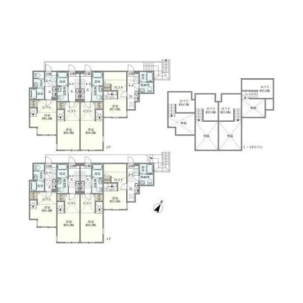 横浜市戸塚区戸塚町 間取図