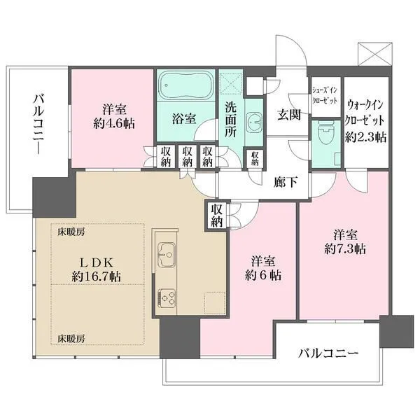 浅草タワー 間取図