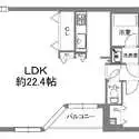 パレ・シェール苦楽園北夙川 間取図