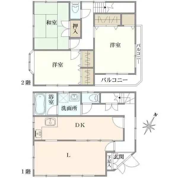 江戸川区上篠崎3丁目 間取図