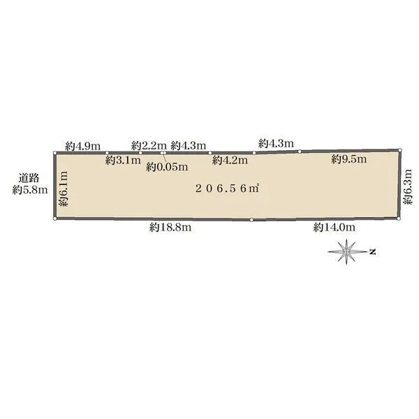 京都市上京区下立売通千本東入田中町 間取図