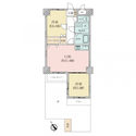 セザール立川Ａ 間取図