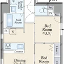 ゼクシア川崎 間取図
