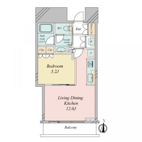 パークコート渋谷ザタワー 間取図