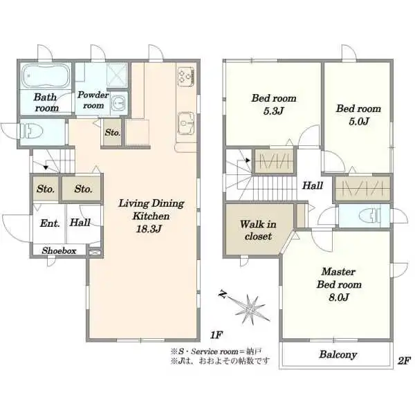 大田区久が原5丁目 間取図