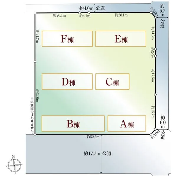 下都賀郡壬生町おもちゃのまち２丁目 区画図