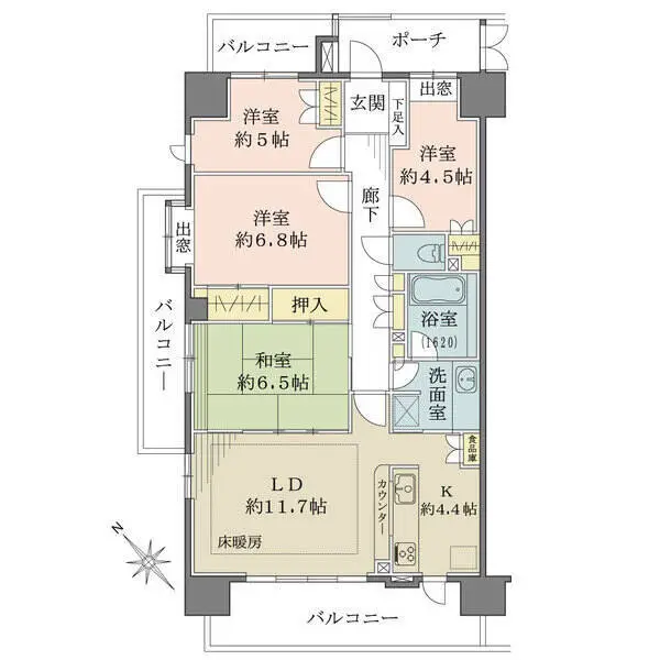 ガーデナヴィル市川妙典 間取図