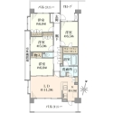 レクセルヒルズ日野 間取図