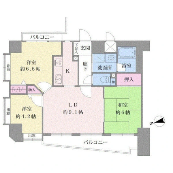 ナイスアーバン千駄木 間取図