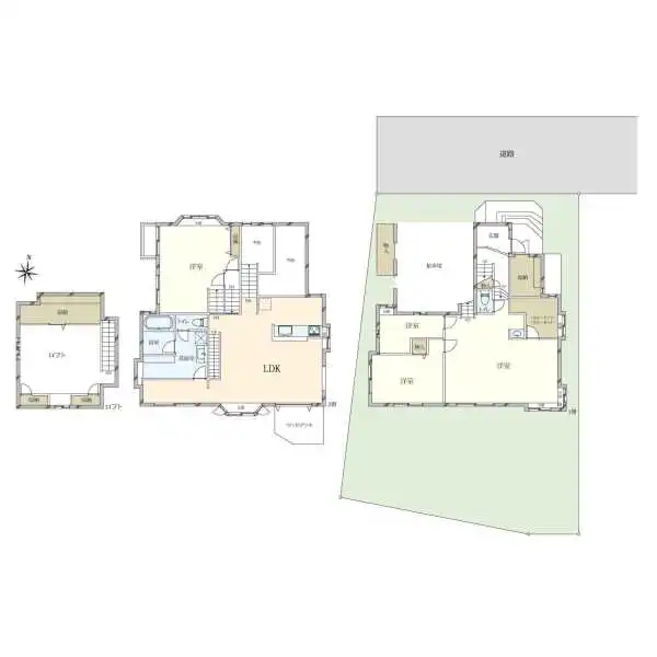 茅ヶ崎市柳島海岸 間取図