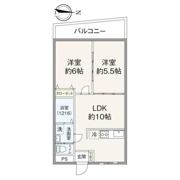 ワイエルコーポ大倉山第3 間取り図