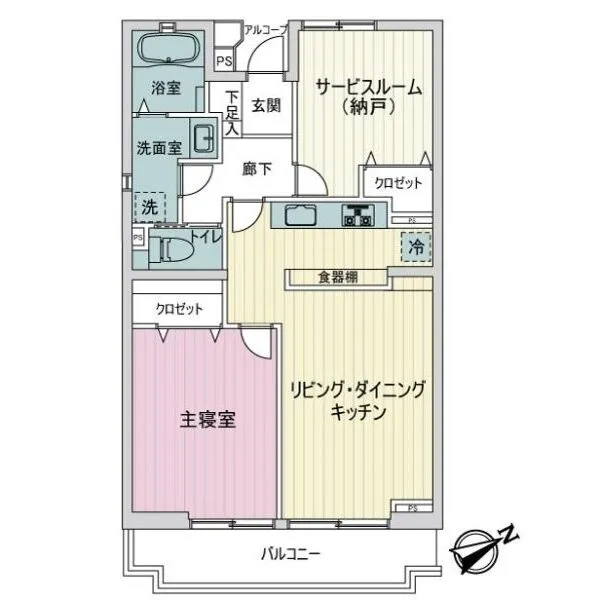 パルシティ徳丸 間取図