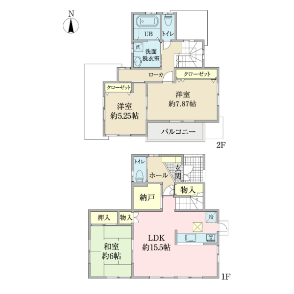 松戸市六実６丁目 間取図