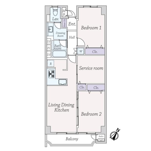 ファミール三軒茶屋 間取図