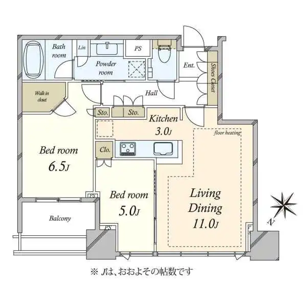 シティタワー有明 間取図