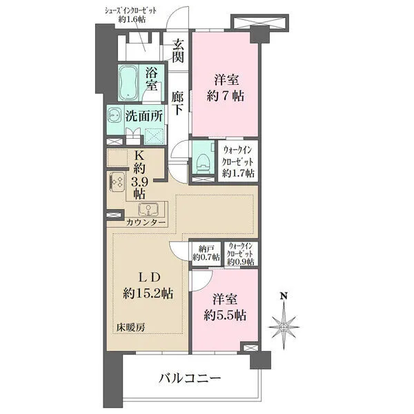 ザ・パークハウス石神井公園テラス 間取図