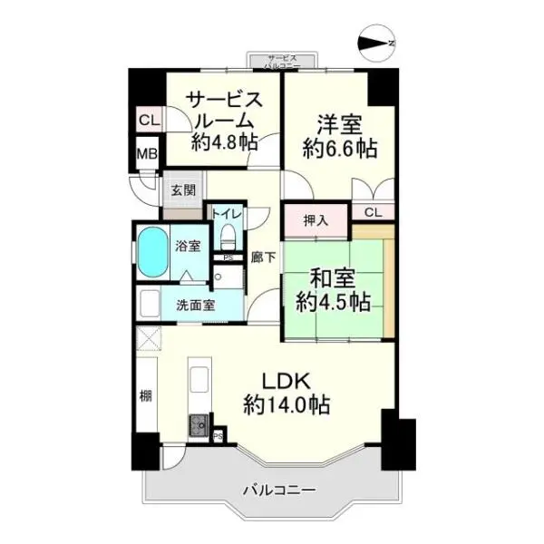 グランドール豊中・刀根山 間取図