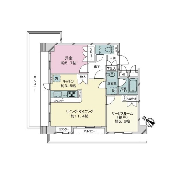 マイキャッスル三鷹台 間取図