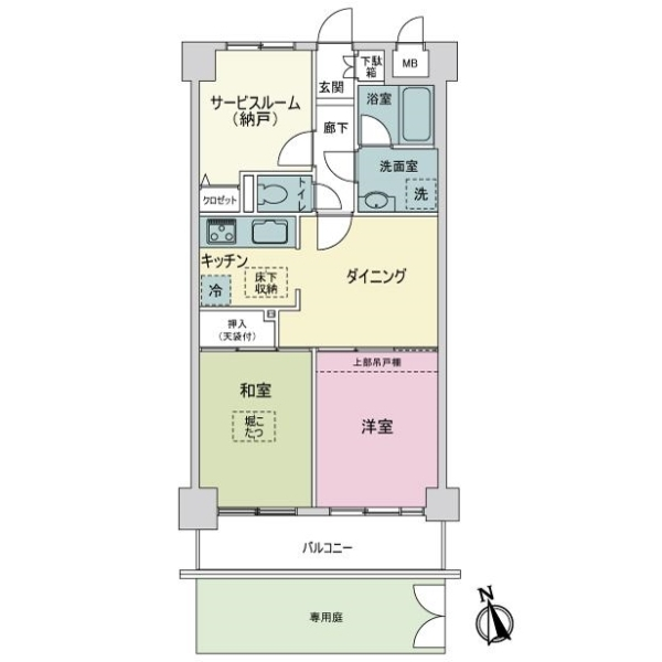 レーベンハイム常盤台 間取図