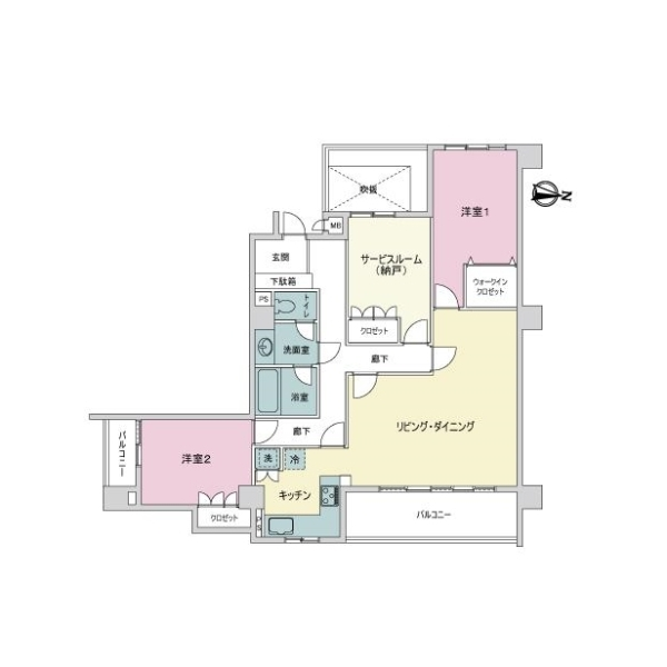 トーア久が原ガーデン 間取図