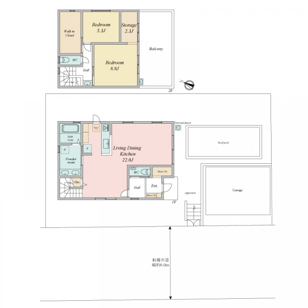 船橋市藤原５丁目 間取図