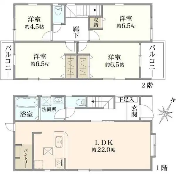 千葉市花見川区幕張本郷４丁目 間取図