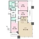 ル・サンク大崎シティタワー 間取図