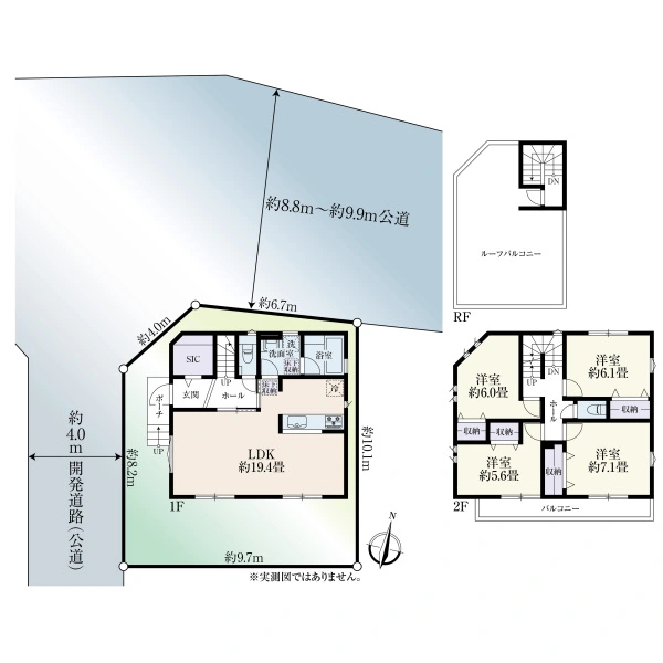 越谷市大字下間久里 間取図