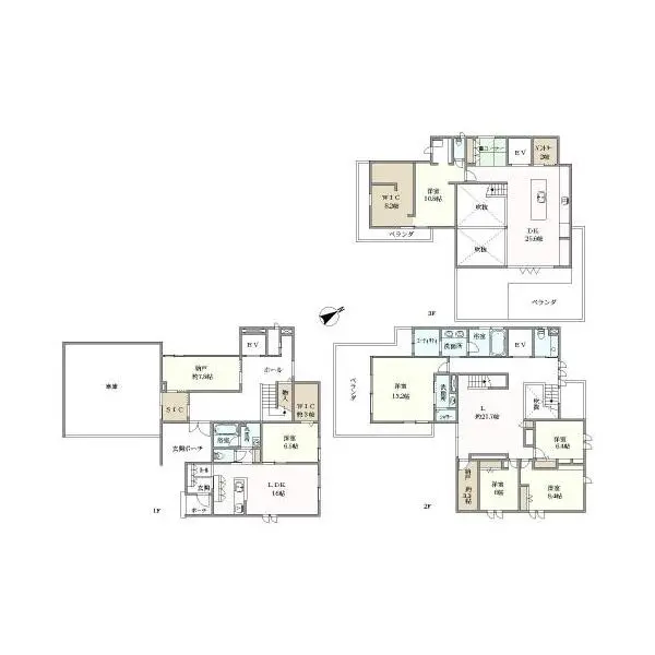 名古屋市昭和区山中町２丁目 間取図