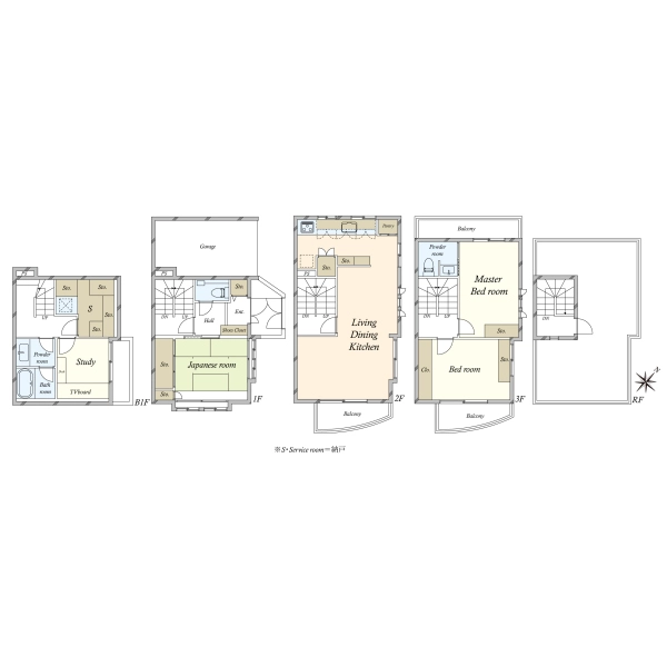 ロイヤルステージ市ヶ谷 間取図