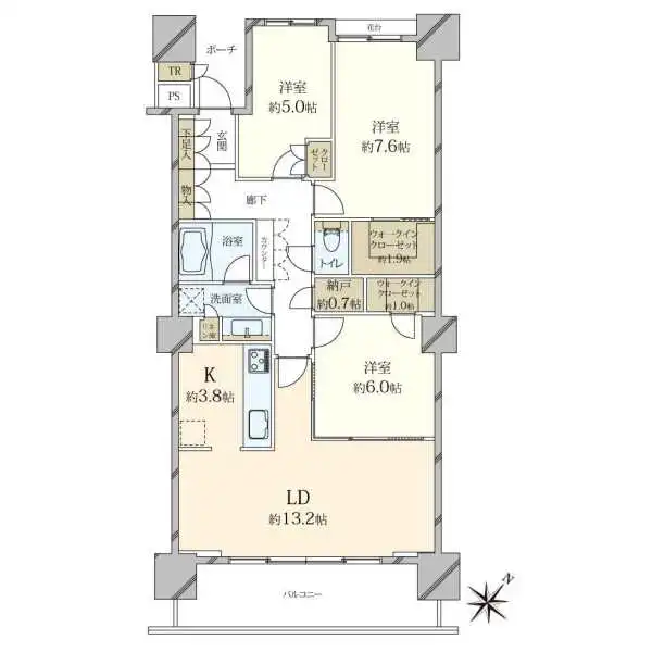 シティタワー品川 間取図