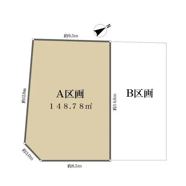 世田谷区赤堤４丁目 区画図