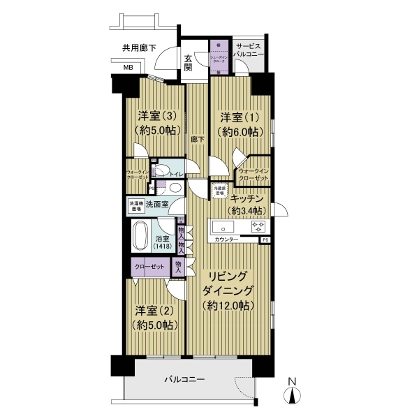 アドグランデ松戸 間取図