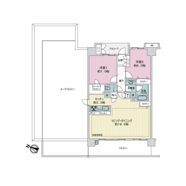 東京ガーデンフォーラム 間取図