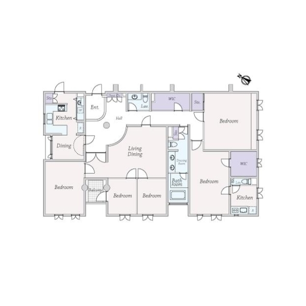 パレロワイヤル山王 間取図