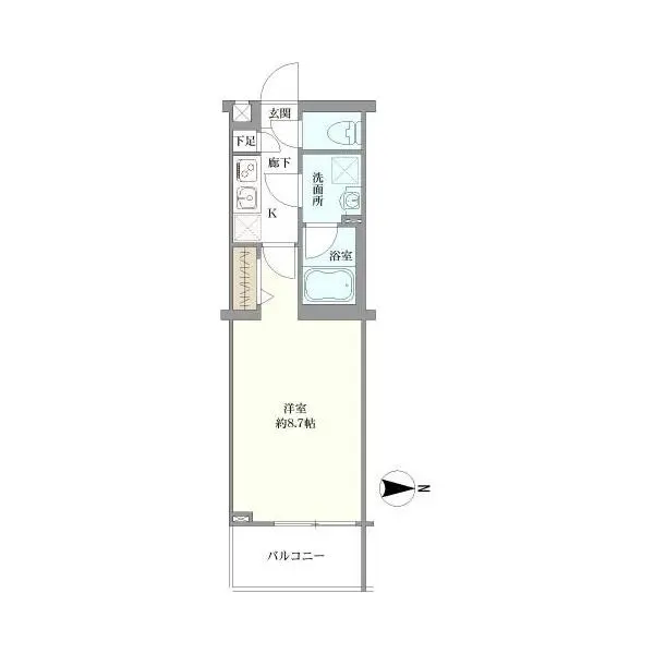 ベルグレードＮＦ 間取図