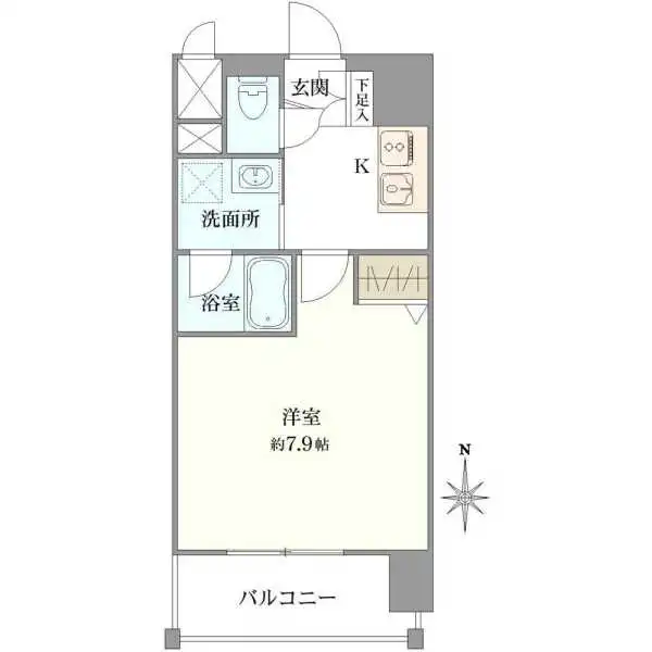 ベラジオ京都西院ウエストシティＩＩ 間取図