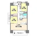 ジオ高槻大畑町 間取図