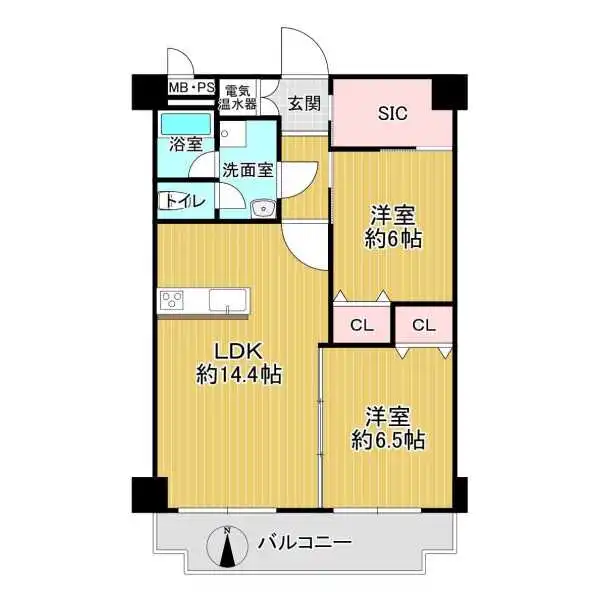 オリエント新大阪アーバンライフ 間取図