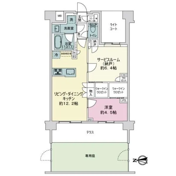 ウィルローズ南浦和 間取図
