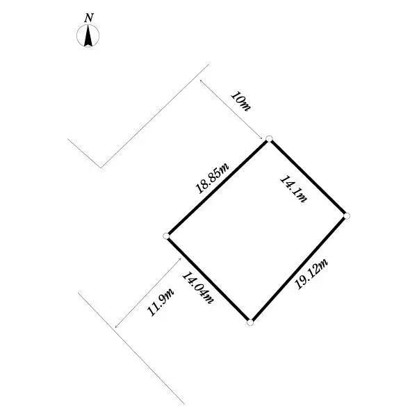 江戸川区西一之江４丁目 区画図