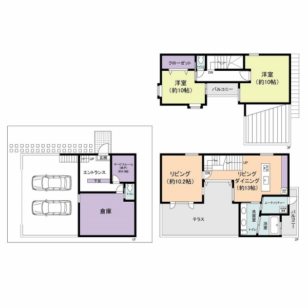 堺市北区新金岡町５丁 間取図